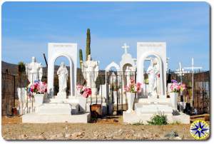 small baja mexico cemetery