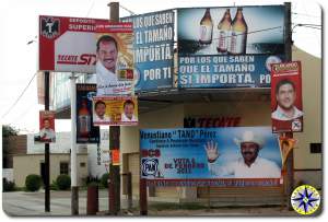 baja mexico election billboard signs