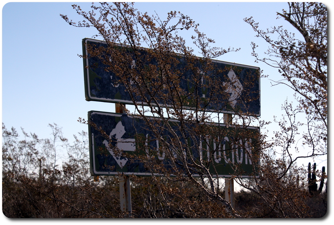 baja road signs