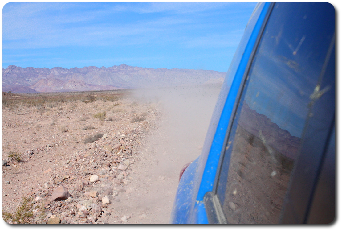 behind fj cruiser