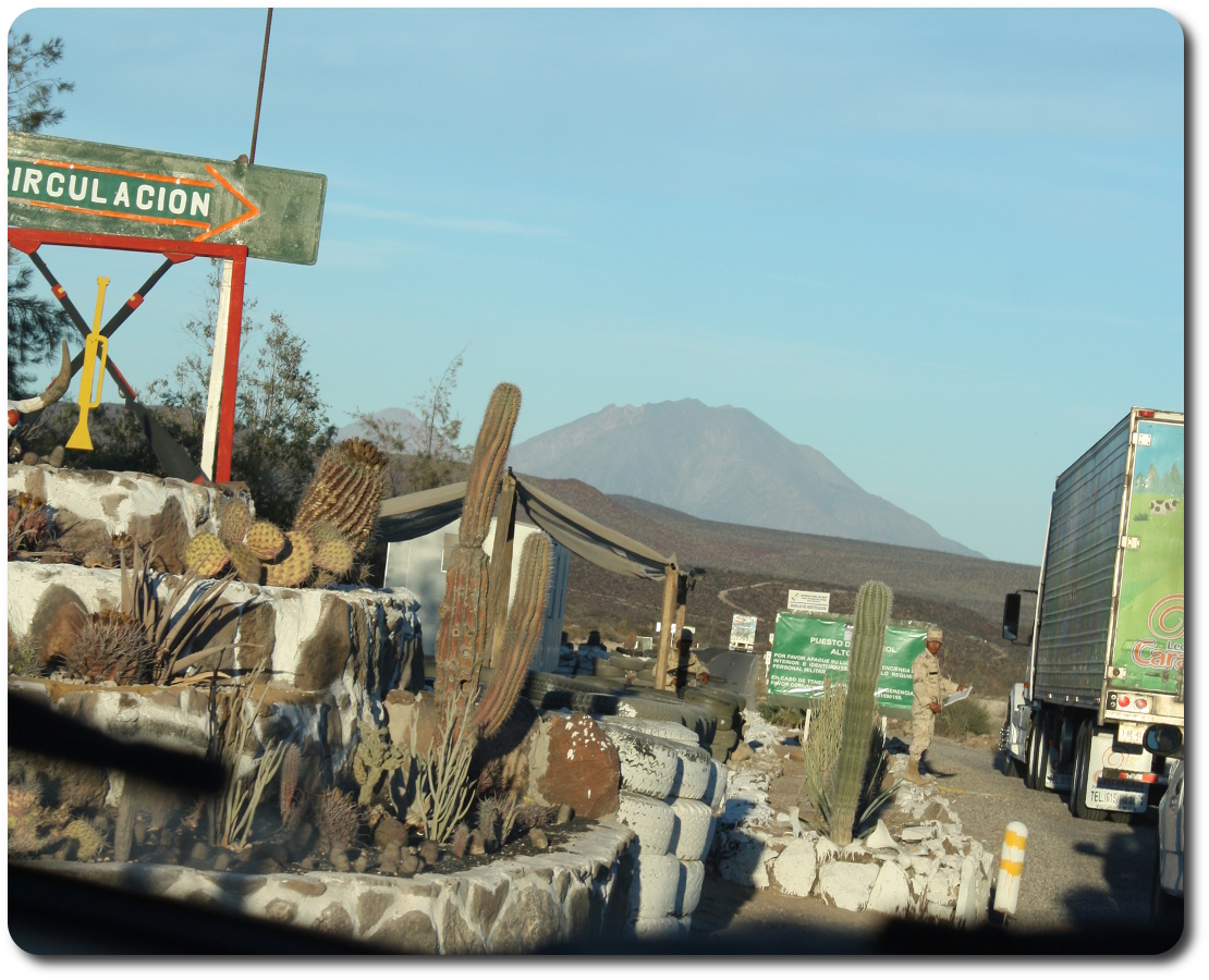 millitary checkpoint baja