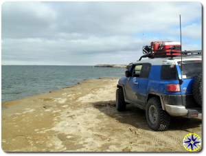 fj cruiser scorpion bay water