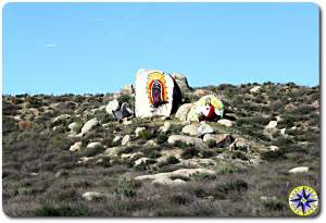 baja road side religious art