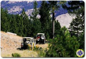 4x4 trail landrover D90 toyota FJ40