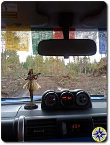 Dashboard hula doll