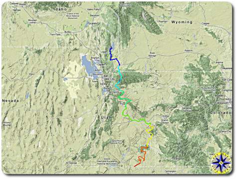 utah backroads discovery route map