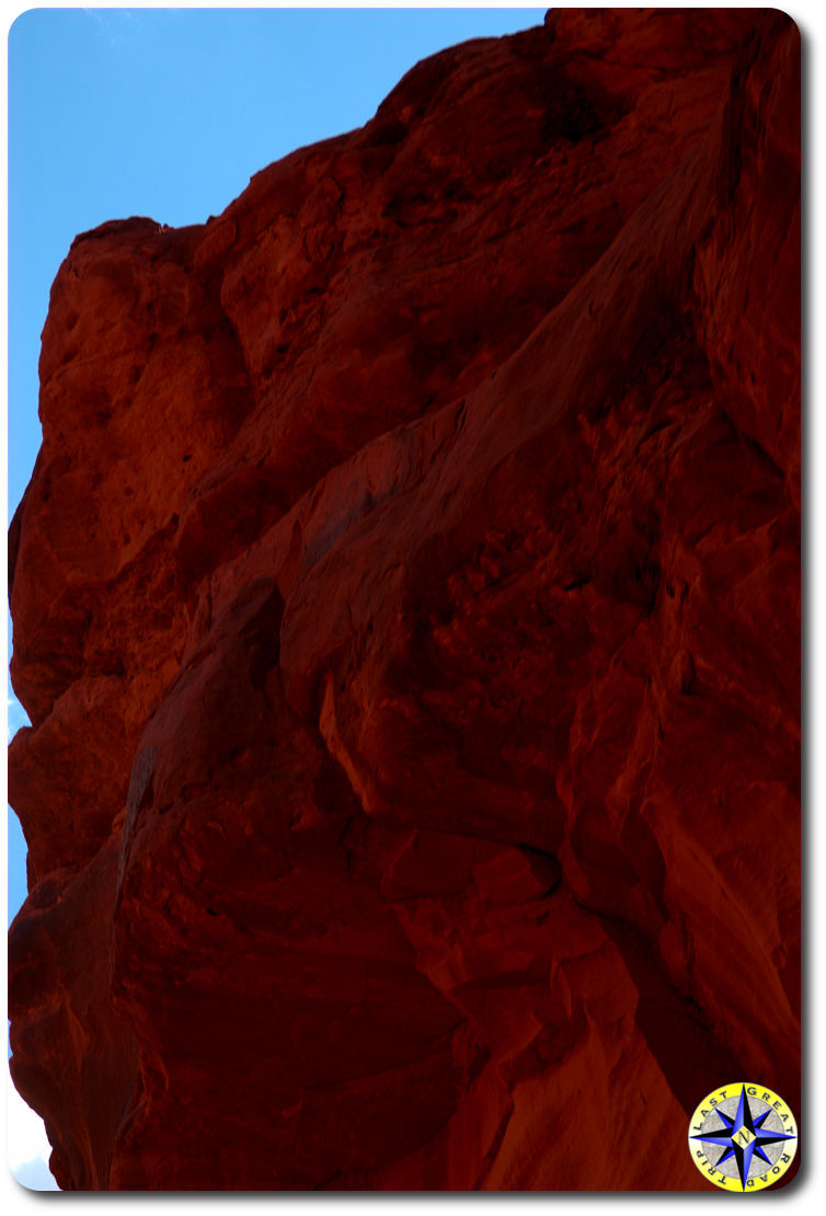 red cliff rock