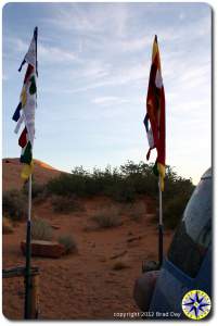 still prayer flags