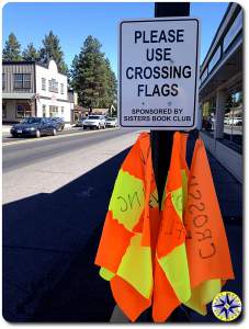 crossing flags