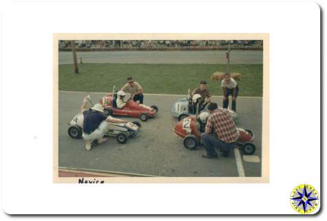 novice go-cart racers