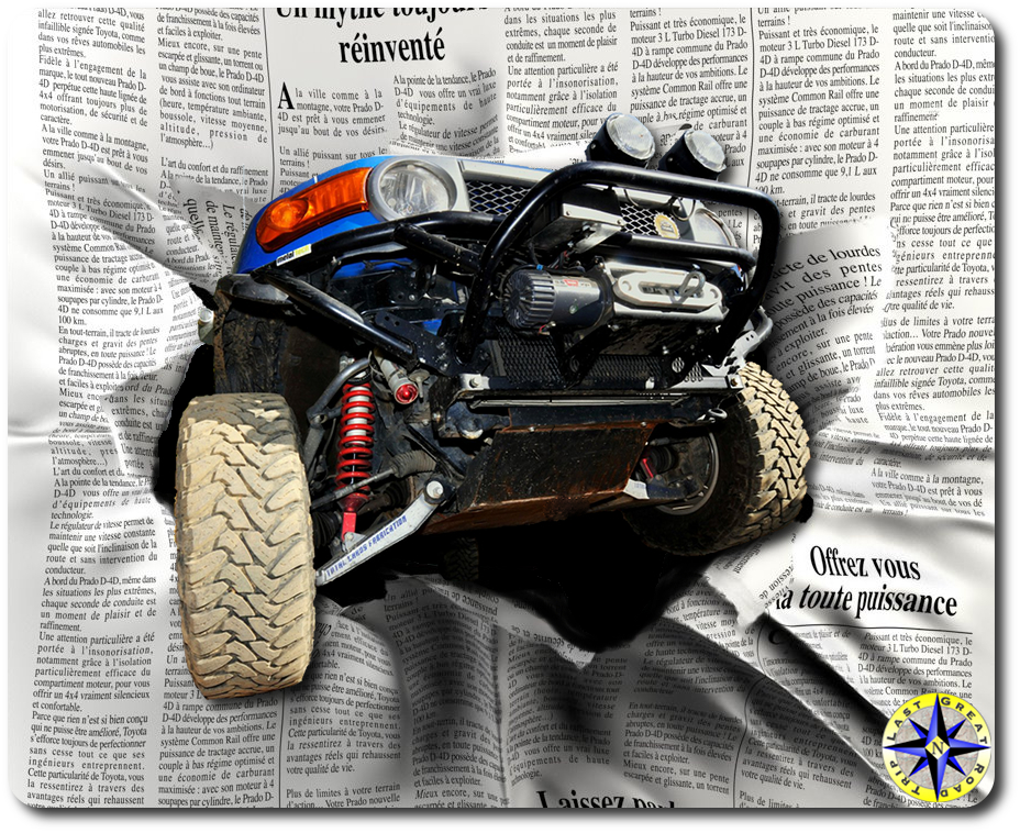 Off-road adventure in the news