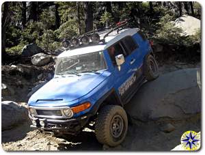 toyota fj cruiser on rubicon