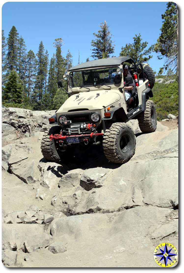 fj 40 on Rubicon trail