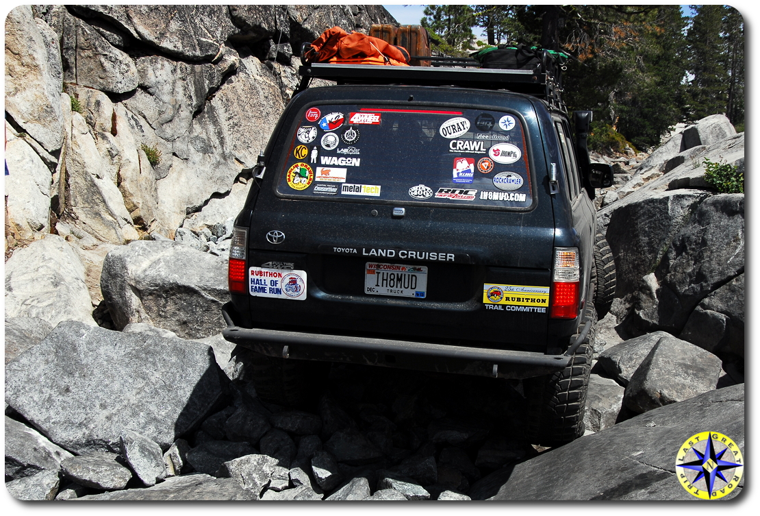 off road stickers on toyota 80 series