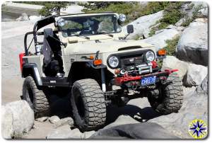 fj 40 on Rubicon trail