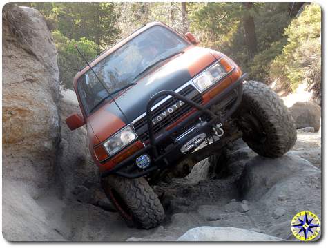 toyota fj80 on rubicon trail