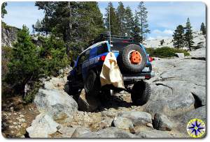 fj cruiser little sluice rubicon trail