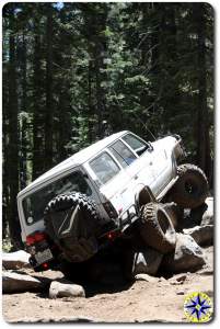 toyota fj80 climbing big sluice