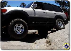 toyota fj80 on rubicon trail