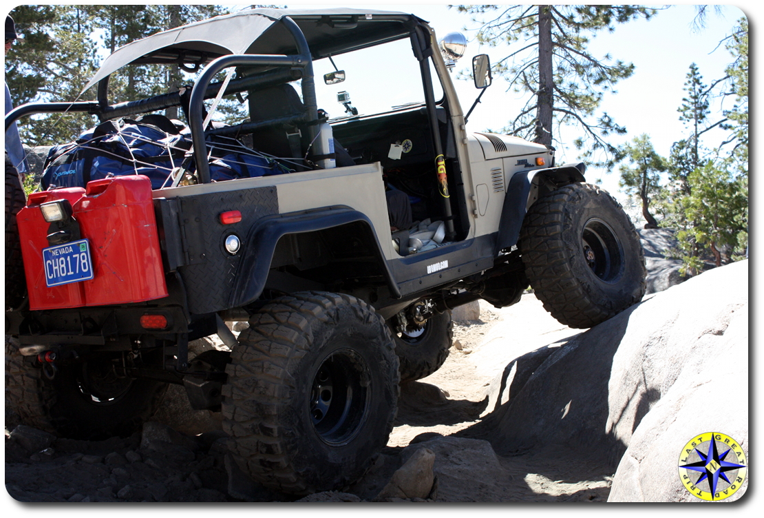 fj40 on Rubicon trail