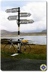 Ireland road signs bike