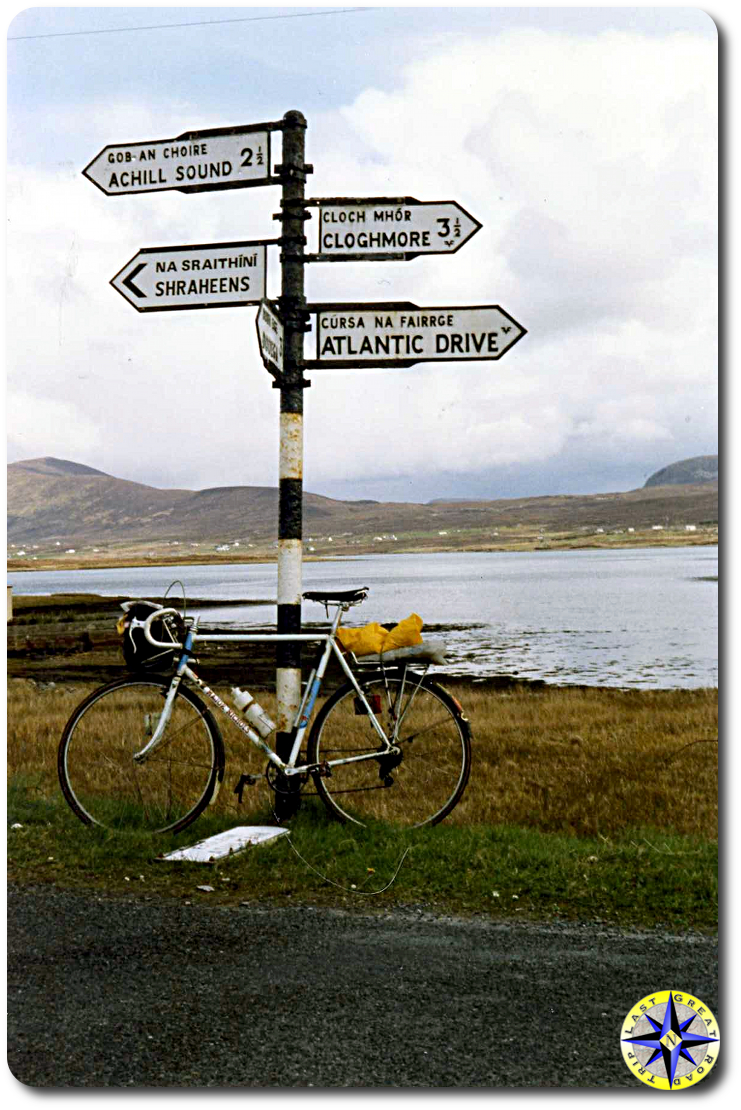 Ireland road signs bike