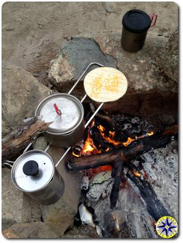 cooking over open fire cooking over open fire