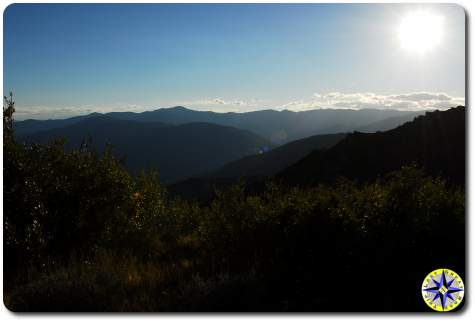 mountain sunrise