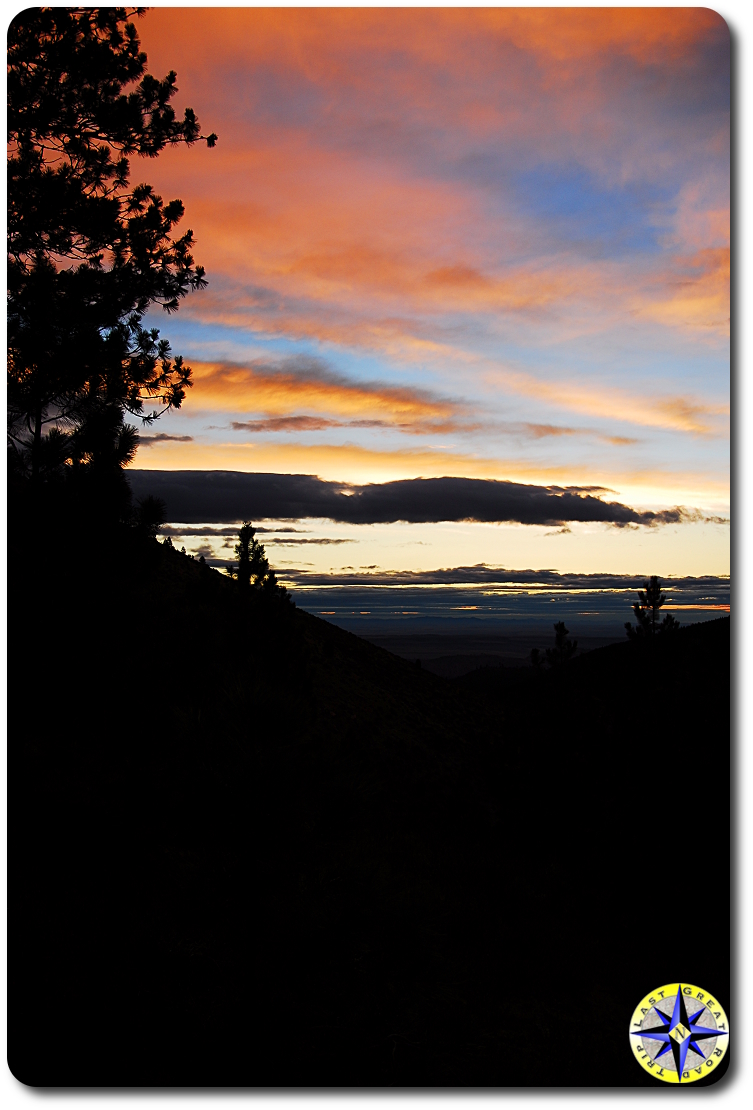 sunset silhouette