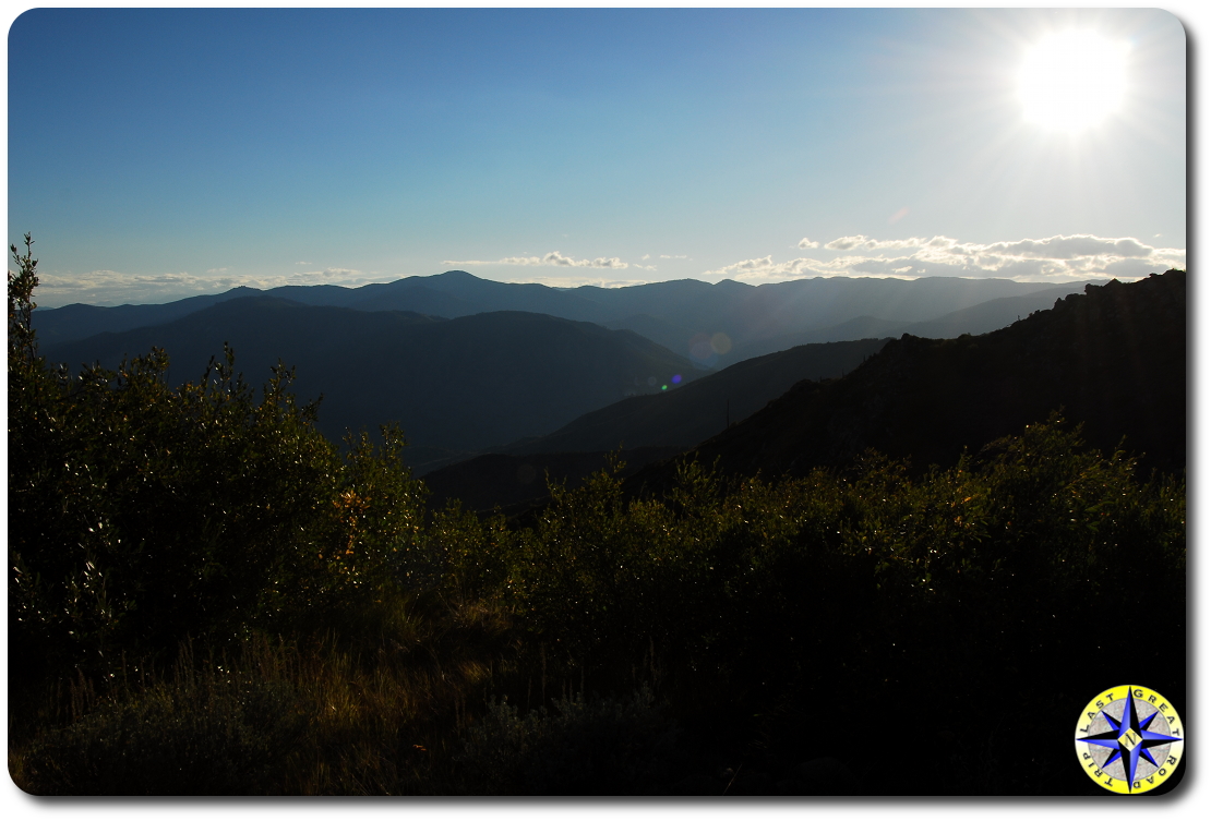 mountain sunrise