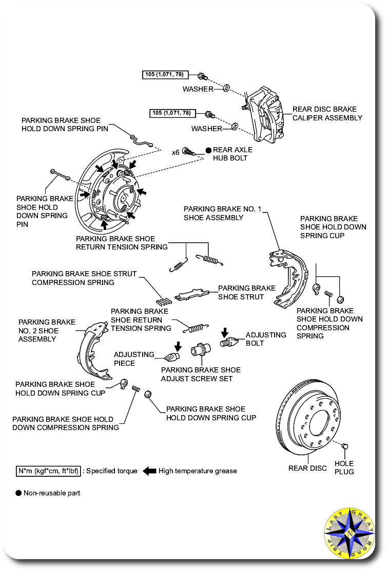 rear axle hub parts