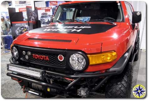 comeup winch toyota fj cruiser sema 2014