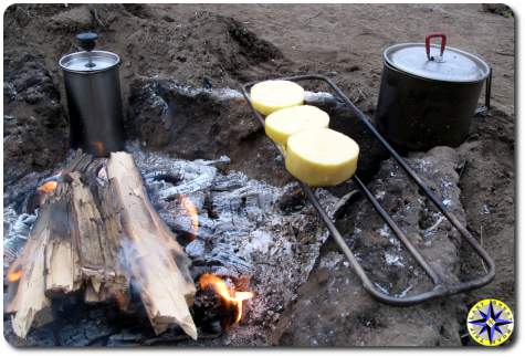 camp fire cooking