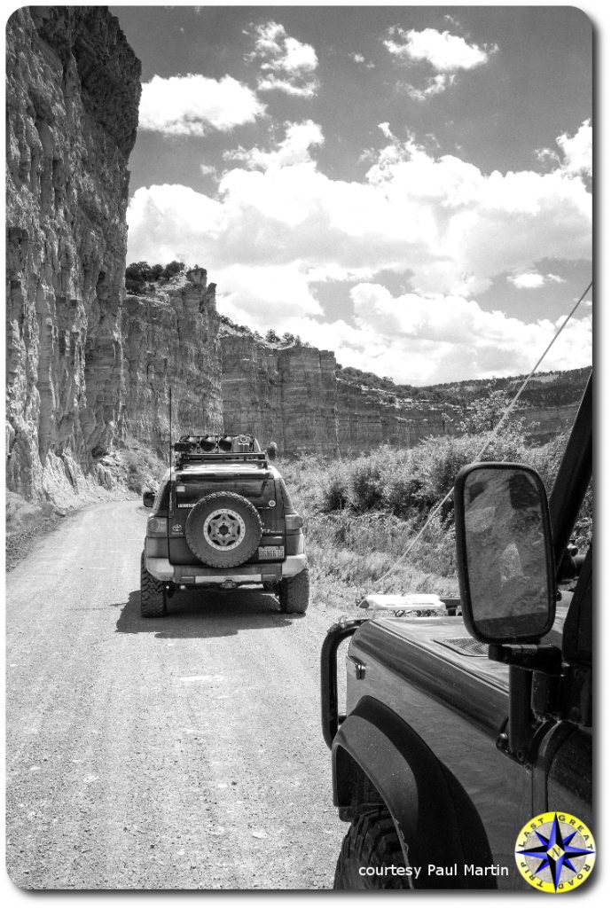 utah canyons fj cruiser land rover defender 90