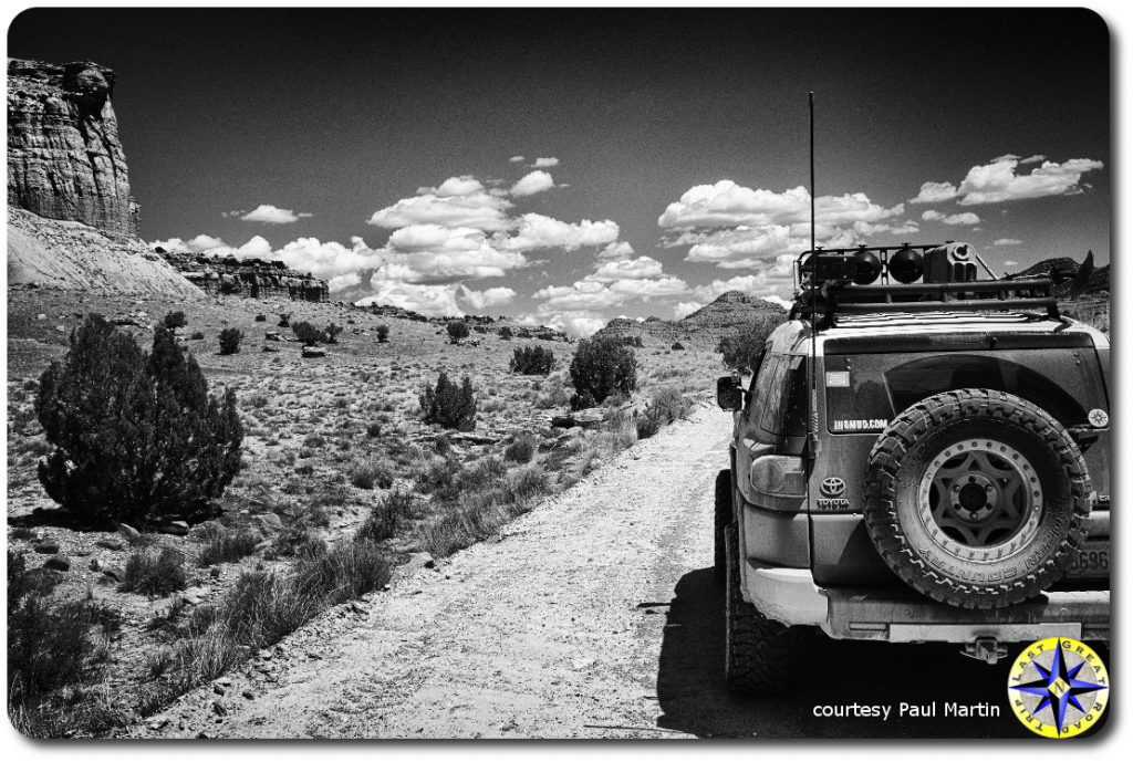 fj cruiser utbdr canyons dirt road