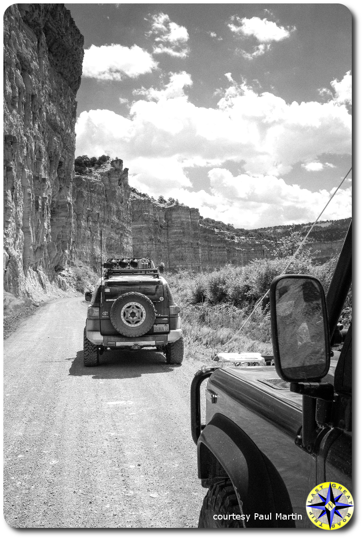 utah canyons fj cruiser land rover defender 90