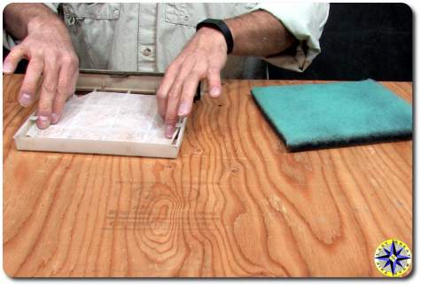 dryer sheet in cabin air filter