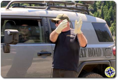 two men fj cruiser