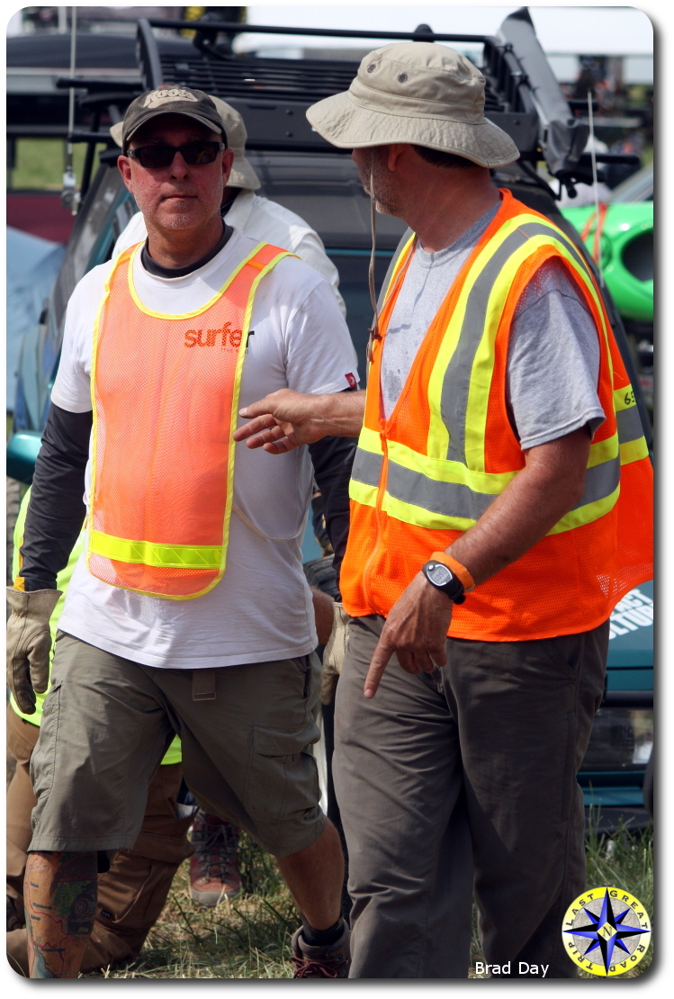 men in safety vests