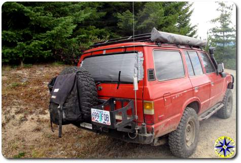 toyota bj60 duct tape rear window repair