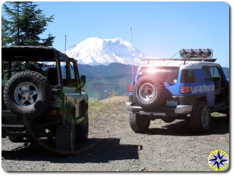 land rover d90 toyota fj cruiser mt jefferson