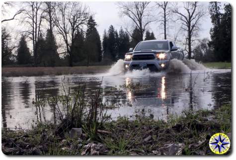 toyota tacoma water crossing