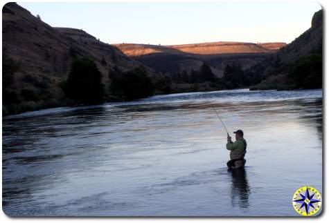 fly fishing deschutes river warm springs