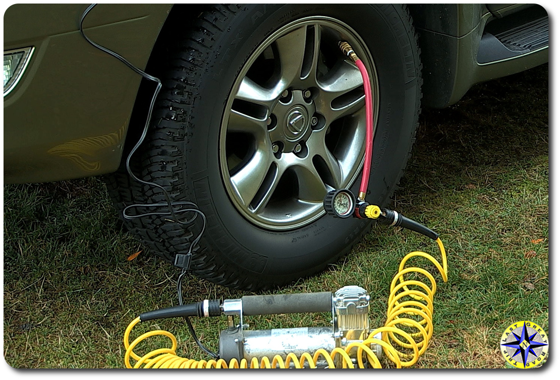automatic tire inflator in action
