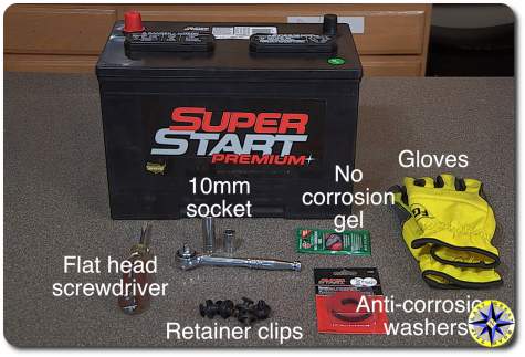 Battery replacement tool list