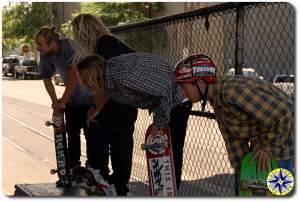 Chad Muska Levi Brown Tosh Townend burnside skate park