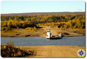 ferry crossing dempster highway