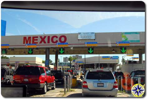 USA Mexico border crossing