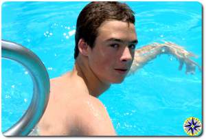 swimming pool boy
