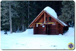 government meadow ulrich cabin snow
